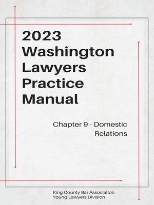 cover image of Washington Lawyers Practice Manual Chapter 9